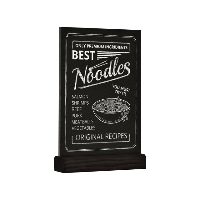 Europel - Chalkboard Europe Table Model A5 Standing Black