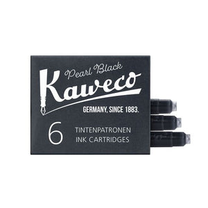 Kaweco - Tintenpatrone, schwarze Box mit 6 Stück