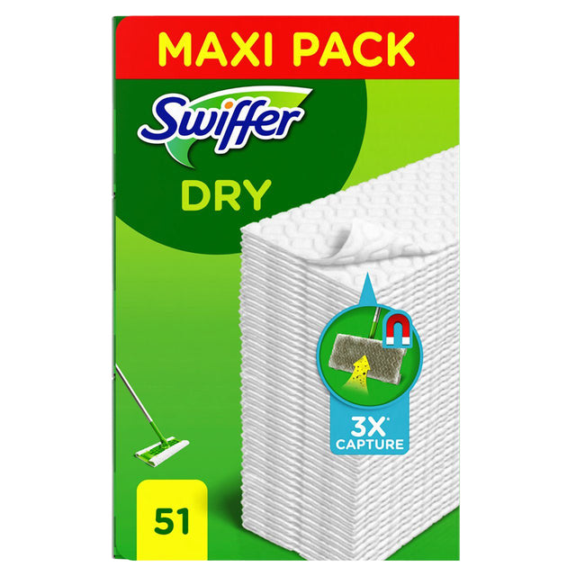 Swiffer - Vloerwisdoekjes navulling droge doekjes | 3 stuks