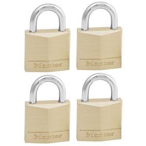 Master Lock -  Hangslot masterlock 4 gelijksluitend messing 30mm