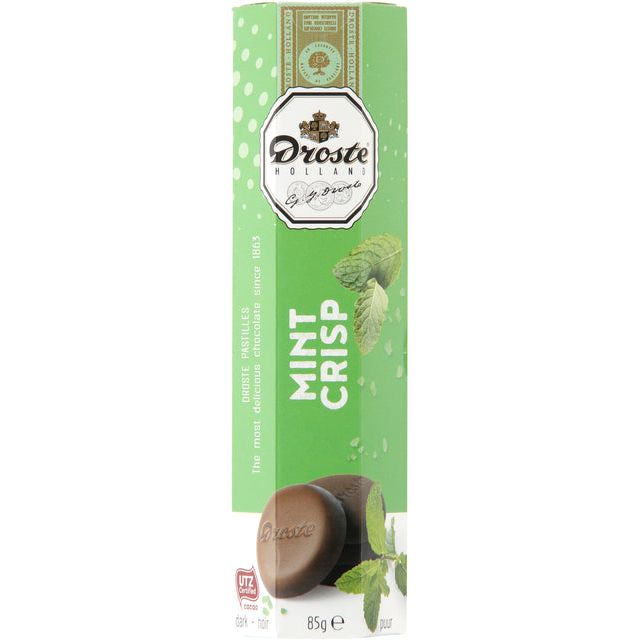 Droste - Chocolate Droste pastilles pure menthe Crisp 85gr