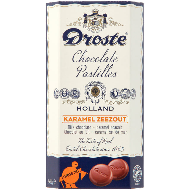 Droste - Schokoladen Droste Duopack Milch Karamell Meersalz 160G | 8 Stücke