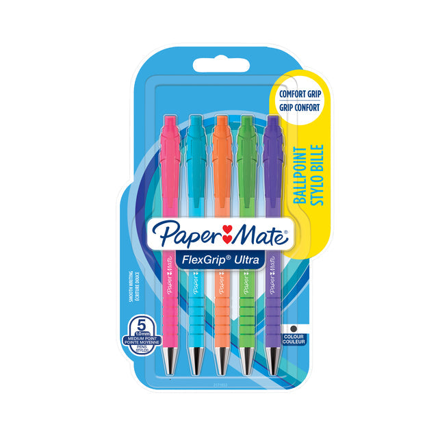 Paper Mate - Kugelschild Papier Mate flexgrip ultra m hell Spaß SW SW