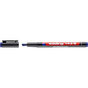 Edding - Filzstift 143 diagonal 1-3mm blau