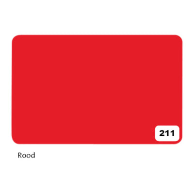 Folia Paper - Carton de vitrine Folia 1 face 48x68cm 380gr nr211 rouge
