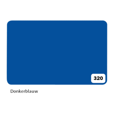 Folia Paper - Carton de vitrine Folia 1 face 48x68cm 380gr nr320 bleu foncé | 10 pièces