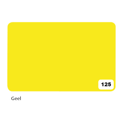 Folia Paper - Carton de vitrine Folia 1 face 48x68cm 380gr nr125 jaune | 10 pièces