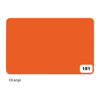 Folia Paper -  Etalagekarton Folia 1-zijdig 48x68cm 380gr nr151 oranje