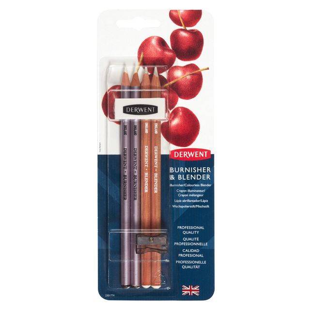 Derwent -  Blender + polijst potlodenset  | 6 stuks