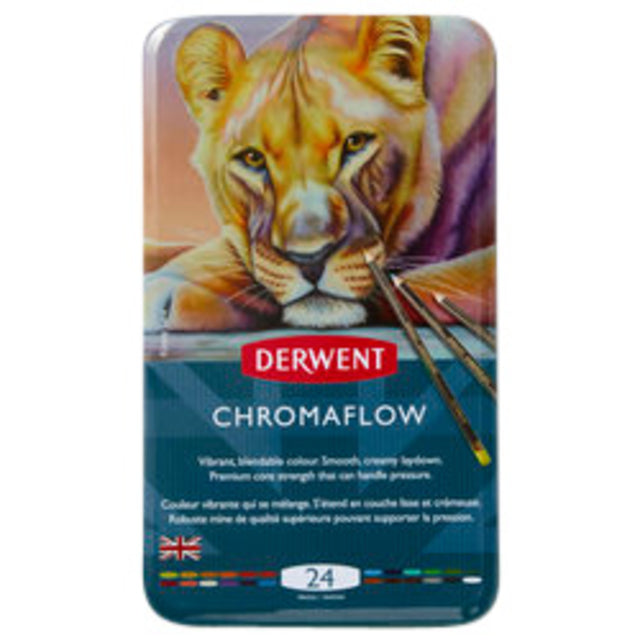 Derwent - Chromaflow kleurotlodenset derwent (24 stuks)