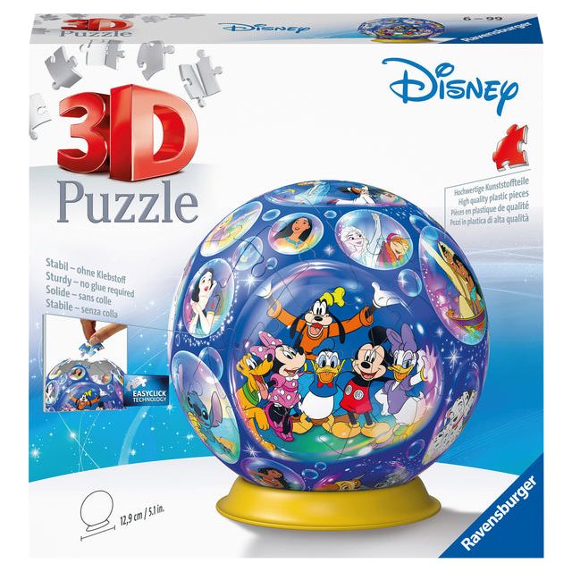 Ravensburger - Puzzle Ball Disney 3d 72 Dial