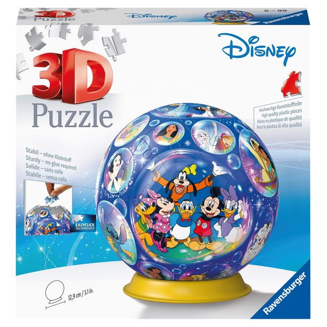 Ravensburger -  Puzzelbol disney 3d 72 delig