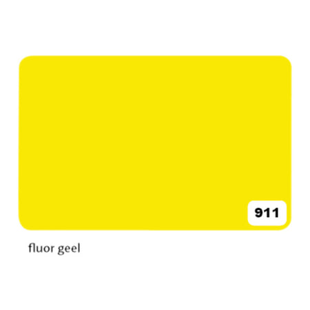 Folia - Schaufensterkarton 1-seitig 48x68cm 380gr Nr911 Fluorgelb