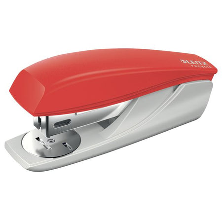 Leitz - Agrafeuse Nexxt Recycle petite 25 feuilles rouge | 6 pièces