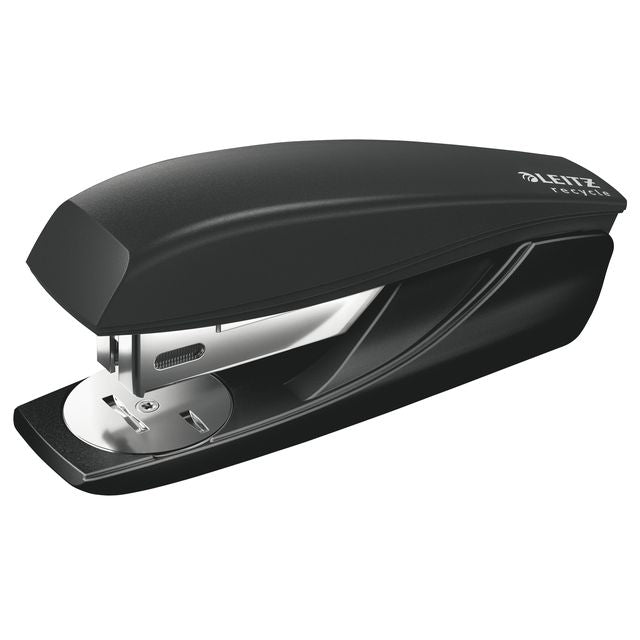 Leitz - Agrafeuse Nexxt Recycle petite 25 feuilles noir | 6 pièces