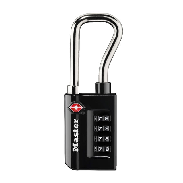 Master Lock - Hangslot masterlock 4-cijfer tsa lang zwart 35mm