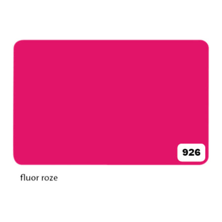 Folia Paper - Carton de vitrine Folia 1 face 48x68cm 380gr nr926 rose fluo