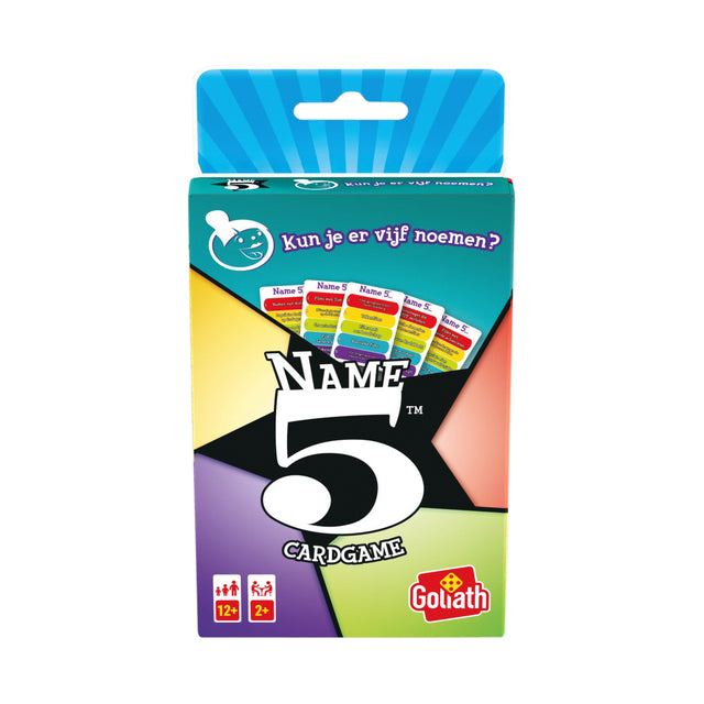 Goliath -  Kaartspel name 5 pocket editie