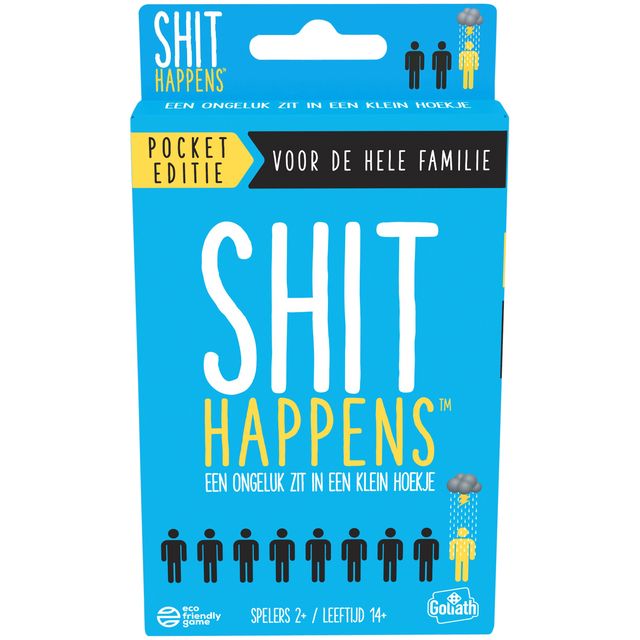 Goliath -  Shit Happens Familie Pocket Editie Kaartspel
