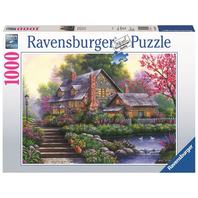 Ravensburger - Puzzle Romantisches Häuschen 1000 Teile