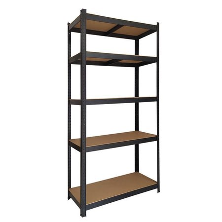 Brasq - Etagère 5 plateaux 90x40x180cm SU175 max 875 KG noir
