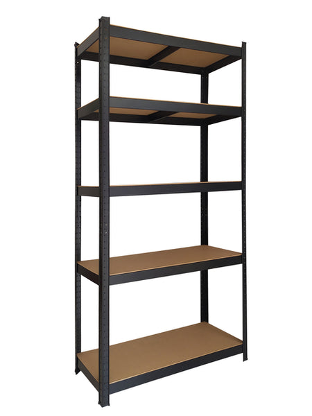 Brasq - Etagère 5 plateaux 90x40x180cm SU175 max 875 KG noir