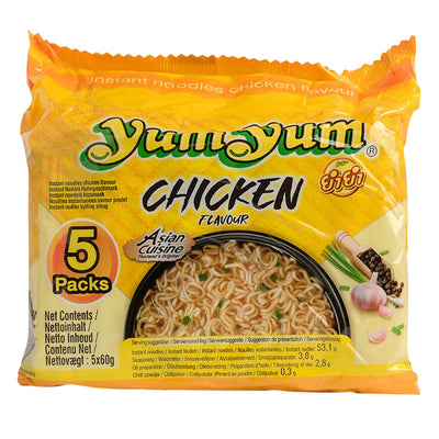 Yum Yum -  Noodles kip bami 5pack 5x60gr
