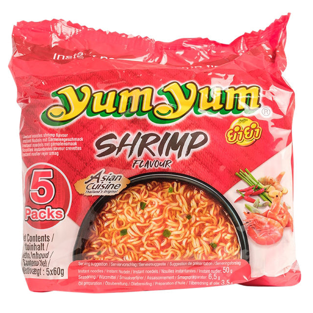 Yum yum - Nudeln Shrimp Bami 5Pack 5x60gr | 6 Stücke