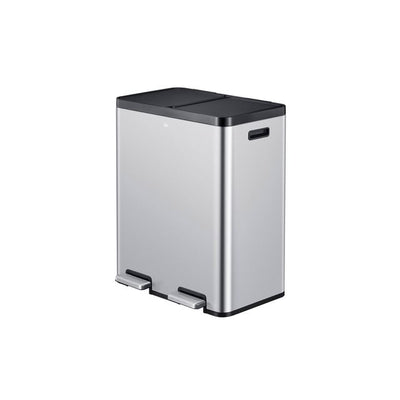 EKO - Essential Recycler Treteimer 2x30 Liter Edelstahl