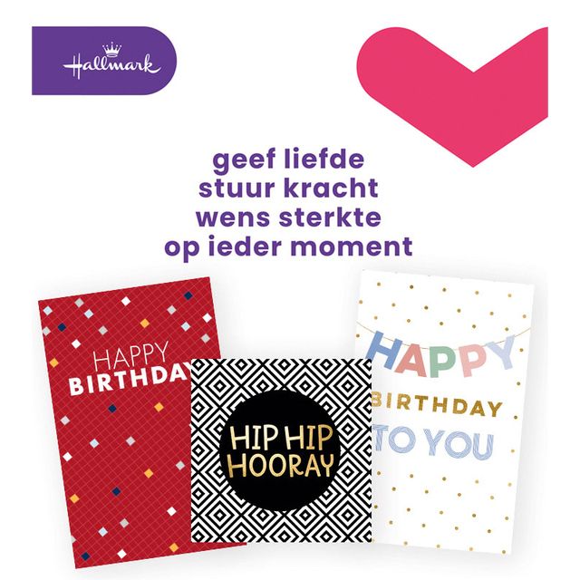 Hallmark -  Wenskaart  business box verjaardag engels