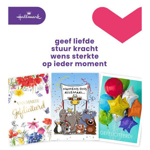 Hallmark - Set de recharge pour cartes de vœux A4 félicitations 8 cartes