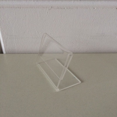 Klika -  L-standaard acryl bxh 60x40mm. Liggend