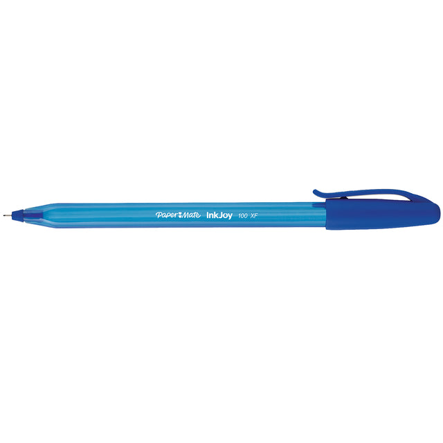 Paper Mate - Stylo bille Inkjoy 100 fin bleu