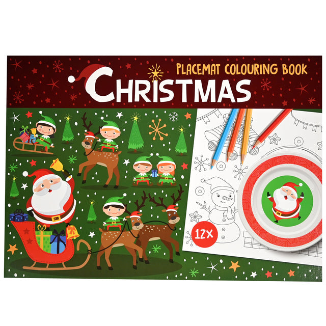 Bureau - Colorbook Christmas Plagets A3 12 Feuilles