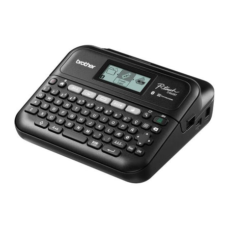 Brother - Imprimante d'étiquettes P-touch TZe PT-D460BT de bureau qwerty 18mm noir en étui