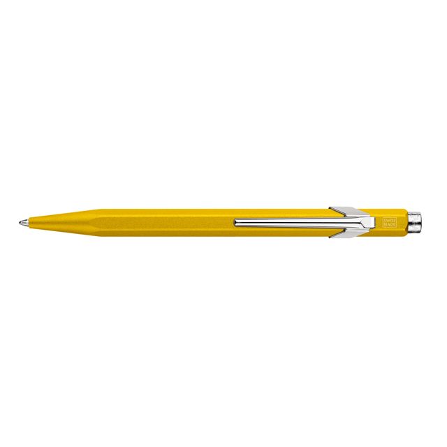 Caran d'ache -  Balpen  colormat-x 849 geel | 2 stuks