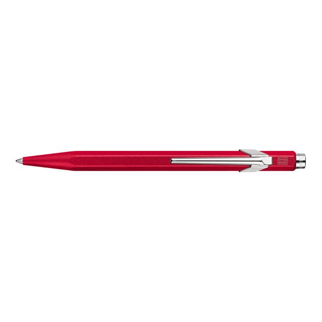 Caran d'ache - Balpen caran d'ache colormat-x 849 rood | 2 stuks