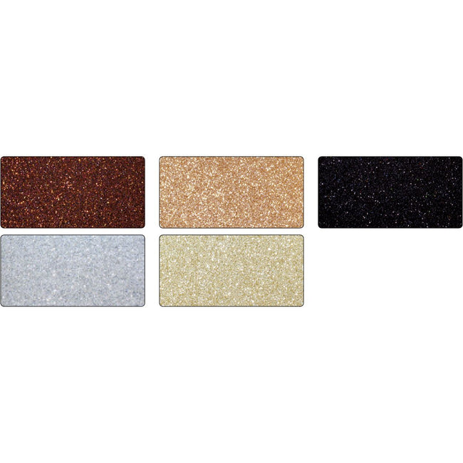 Folia Paper - Glitzerkarton Folia 50x70cm 300gr 5 Blatt klassisch sortiert