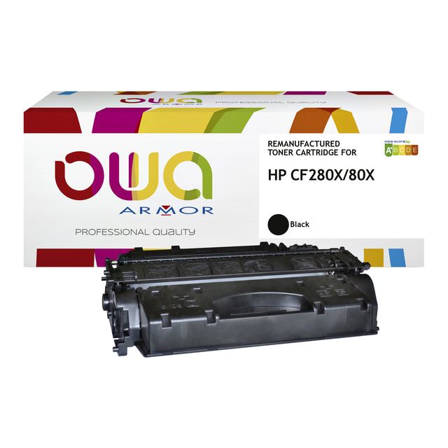 OWA - Tonercartridge OWA HP CF280X Schwarz