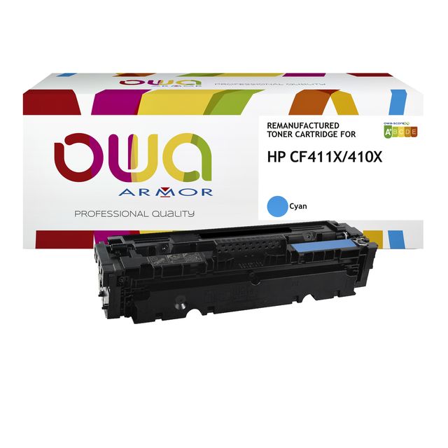 OWA - Alternative à la cartouche de toner pour CF411X bleu