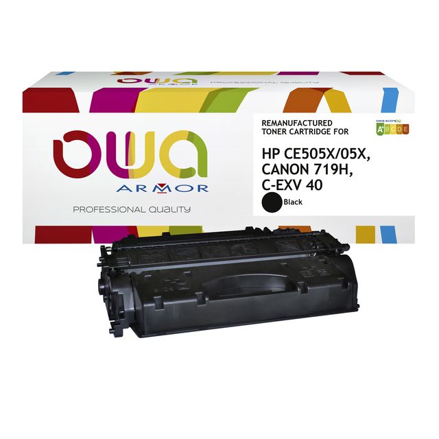 OWA -  Tonercartridge  hp ce505x zwart