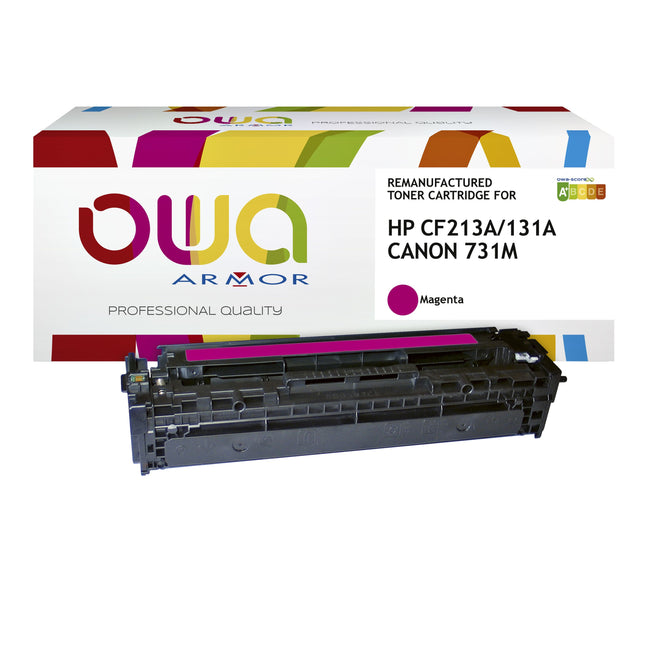 OWA - Tonerkartuschen-Alternative für CF213A rot