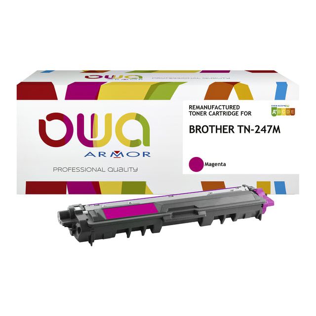 OWA - Toner owa brother tn-247m rood