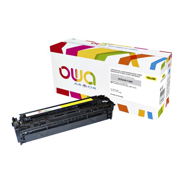 OWA - Tonercartridge owa hp ce322a geel