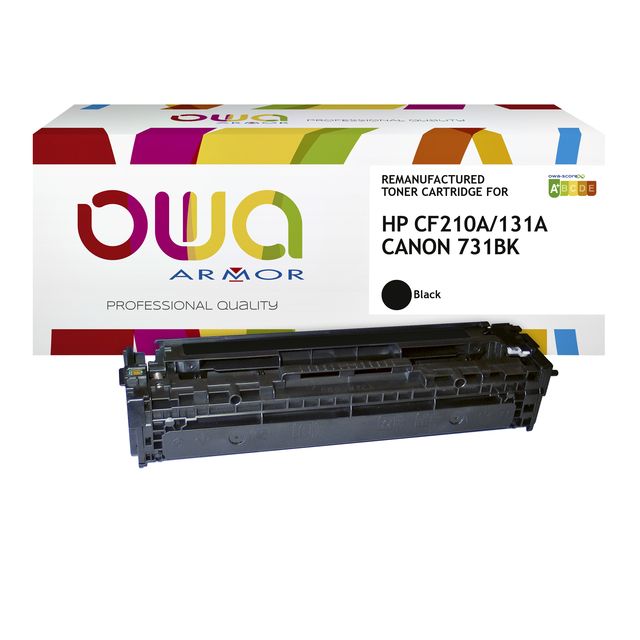 OWA - Tonerkartuschen-Alternative für CF210A schwarz