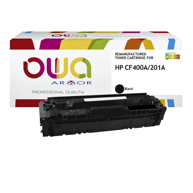 OWA - Tonerkartuschen-Alternative für CF400A schwarz