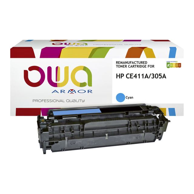 OWA - Tonercartridge OWA HP CE411A Blau