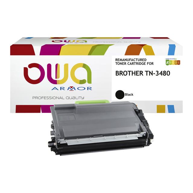 Owa - Toner Owa Brother TN -3480BK noir