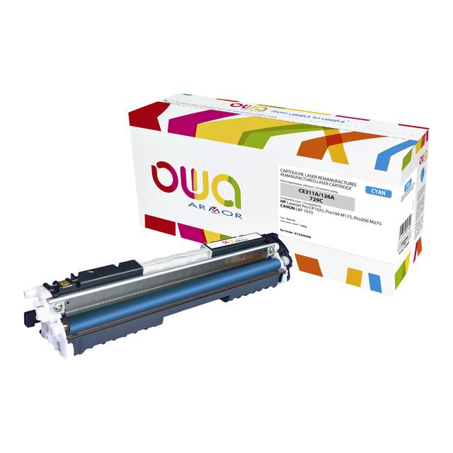 OWA - Tonercartridge owa hp ce311a blauw