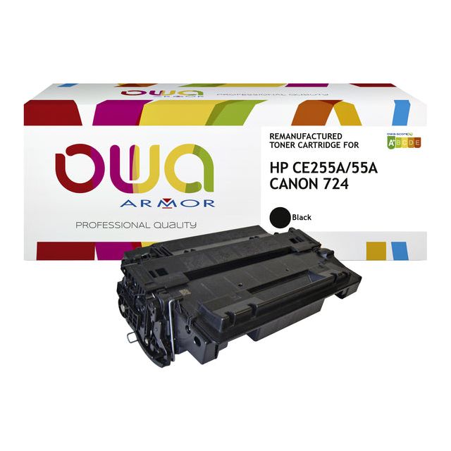 OWA - Tonercartridge Owa HP CE255A Black